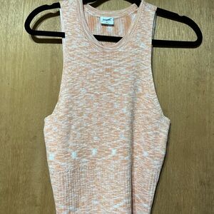 Abercrombie & Fitch Orange Ribbed‎ Tank Top
